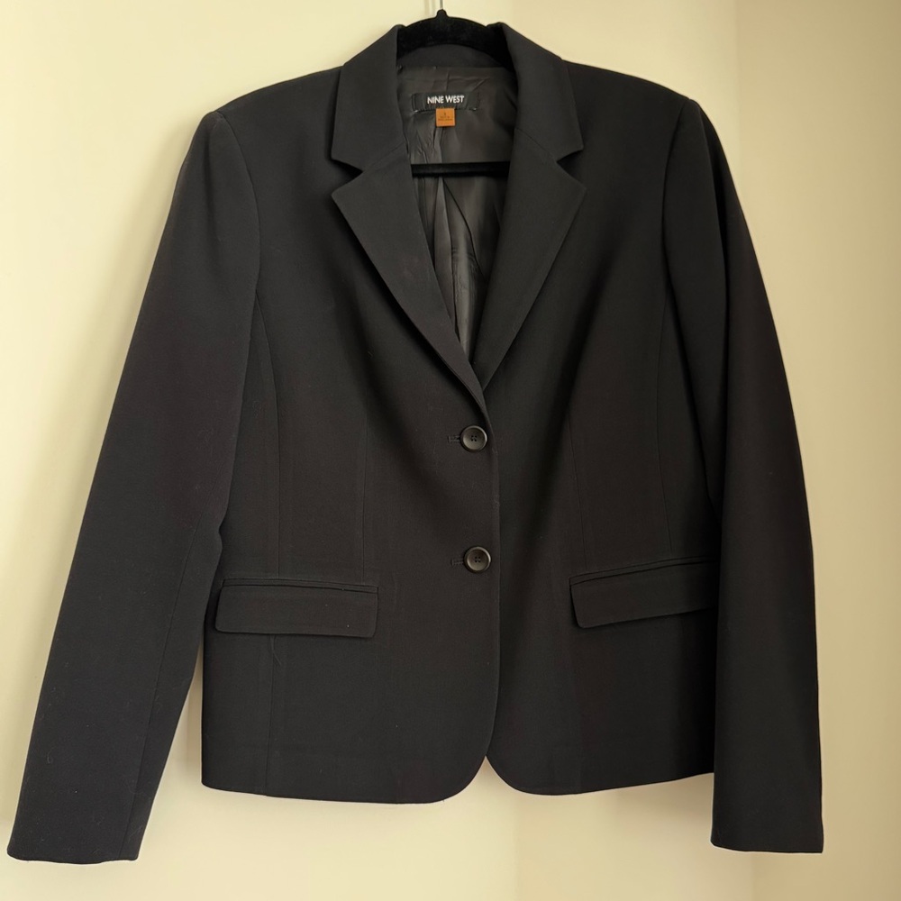 Nine West Classic Black Women's Blazer Jacket